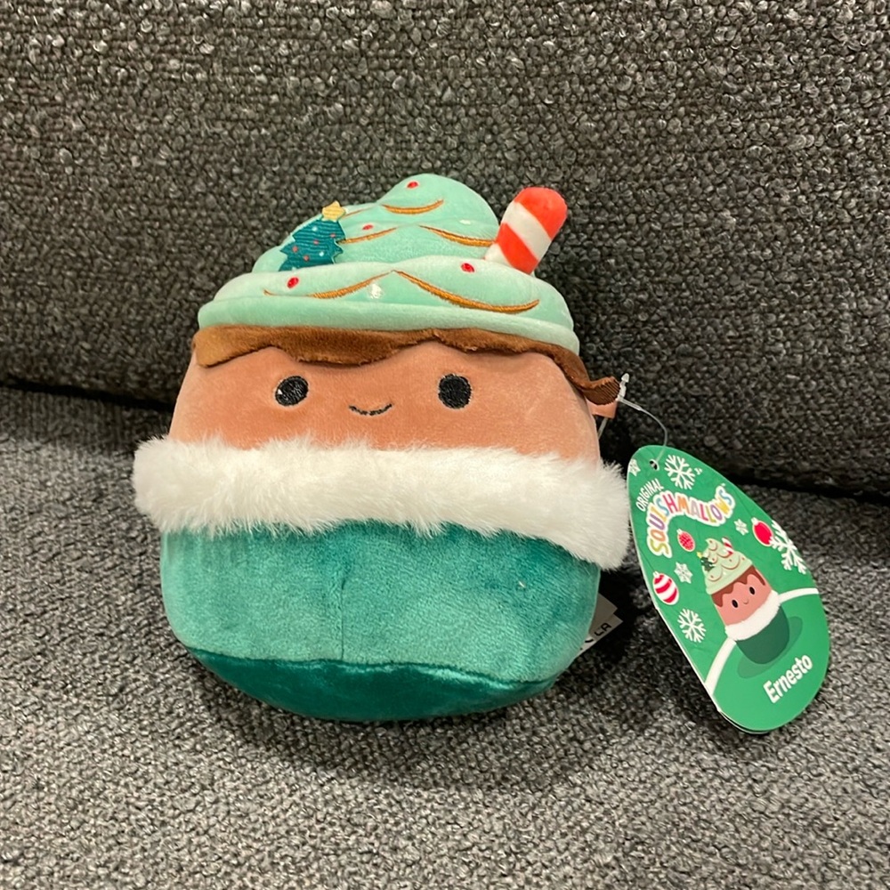 Squishmallow 5” Ernesto the Peppermint Latte